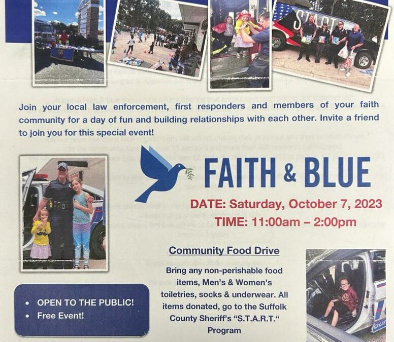 National Faith & Blue Weekend – Saturday, Oct. 7