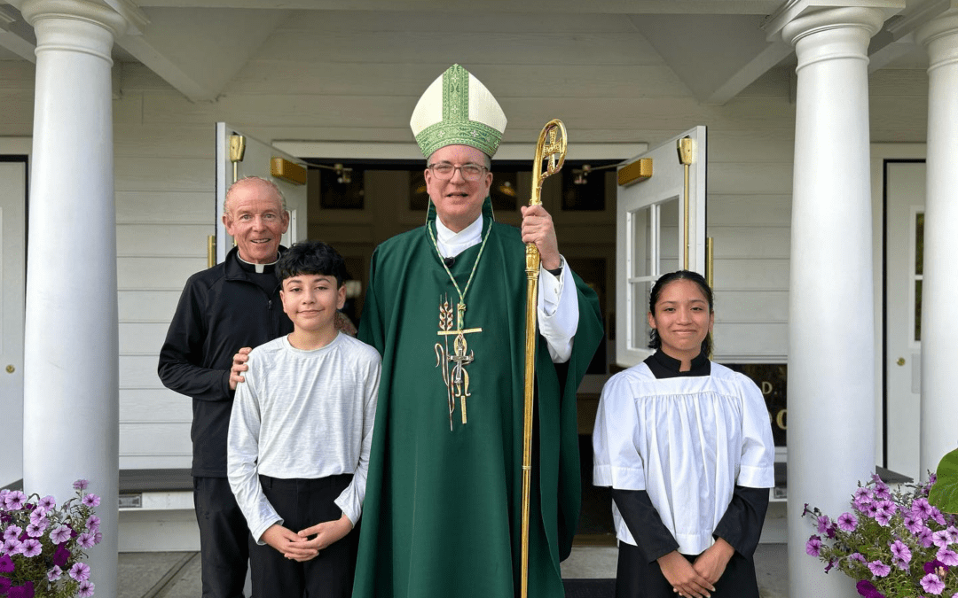 Bishop Barres visits St. Jude Church